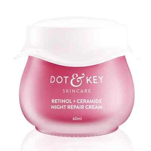 Dot & Key Night Reset Retinol + Crema de Noche de Ceramida, Crema Antienvejecimiento, 60 ml - Imagen 1 de 7