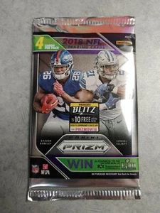 2018 Panini Prizm NFL Football Pack 4 Cards Sealed Lamar Jackson & Josh Allen RC - Picture 1 of 2