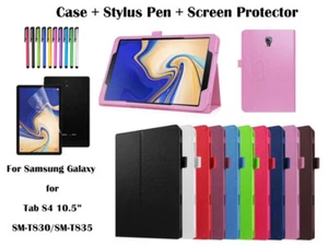 For Samsung Galaxy Tab S4 10.5 Flip PU Leather Smart Case Cover T830 T835 - Bild 1 von 12