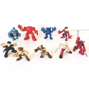 8x Marvel Super Hero Squad X-Men 2007 Hasbro Mini Action Figures Toys & Batman - Picture 1 of 6
