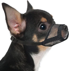 Dog Muzzle, Soft Mesh Muzzles for Small Medium Large Dogs Chihuahua Poodle Husky - Picture 1 of 12