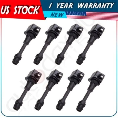Paquete de 8 bobinas de encendido para Nissan Armada 2005-2006 2004-2007 Nissan Titan 5,6 L V8 Foto 1 de 4