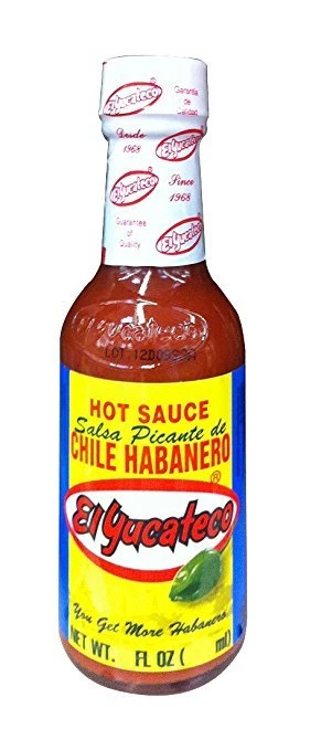El Yucateco Red Salsa Picante Hot Sauce Chile Habanero 4oz