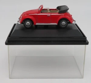 Die Cast Hongwell VW Volkswagen Cox Cabriolet Red Beetle Kafer 1/72 IN Box - Picture 1 of 6