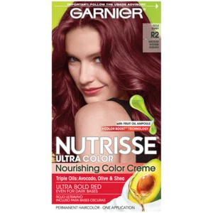 Garnier Nutrisse Ultra Color Hair Dye Cream Auburn Goji Berry R2 Pack of 6 - Picture 1 of 7