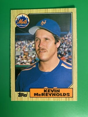 1987 Topps Traded Kevin McReynolds #76T New York Mets - Image 1 of 2