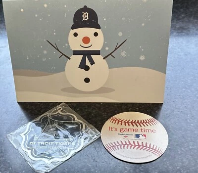 Detroit Tigers 2015 Season Ticket Holder Ornament Card It's Game Time Magnet - Image 1 of 4