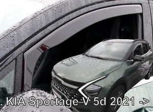 IN CHANNEL RAIN GUARDS FOR KIA SPORTAGE 2023-UP FRONTS ONLY - Picture 1 of 2