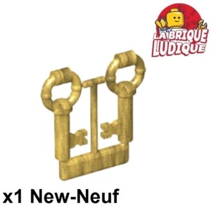 Lego 1x Minifig utensil clé x2 keys or doré/pearl gold 40359c01 NEUF - Picture 1 of 1