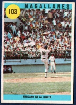 Venezuela Sport Grafico Ovenca 1970 Gilberto Marcano #103 Navegantes Magallanes - Image 1 of 2