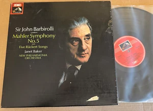 ASD 2518-9 Mahler Symphony No. 5  Barbirolli 2 LP box set - Picture 1 of 3
