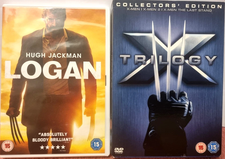 Logan & X-Men Trilogy DVD Region 2 Collector's Edition - Must-Have Marvel Films! - Image 1 of 1