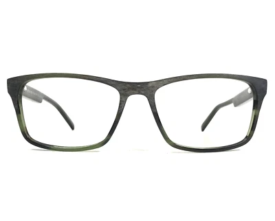 Monturas de gafas Perry Ellis PE 386-3 gris verde cuadrado grano de madera 54-16-140 Foto 1 de 4