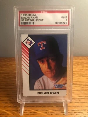1993 Nolan Ryan Kenner Starting Lineup card graded PSA 9 MINT *POP 15 - Image 1 of 2