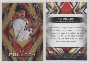 2017 Topps Fire Orange /299 AJ Pollock #2