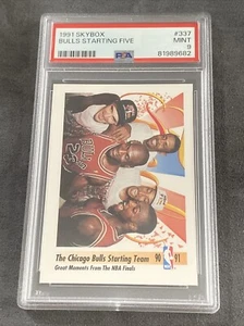 Skybox Bulls 1991-92 a partir de 5 #337 PSA 9🔥 - Imagen 1 de 2