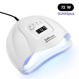 72/36/6W UV LED Nail Lamp with 36Pcs Leds for Manicure Gel NailDryer Auto Sensor - Picture 1 of 20