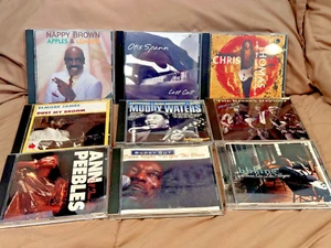 Lot of 9 blues CDs: B. Guy, Nappy Brown, Muddy, Elmore, Spann, B.B., more L@@K - Picture 1 of 7