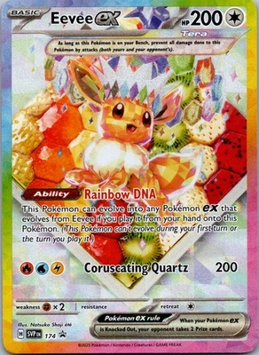Eevee ex 174 SV: Scarlet & Violet Promo Cards Promo NM - Image 1 of 2