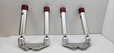 2 SOPORTES DE VARILLA BIG JON DOBLE DOWNRIGGER MULTI AJUSTABLE JUEGO TORNILLO MEDIA MARIPOSA Foto 1 de 4