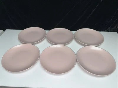 SET OF 6-IKEA 12011 LIGHT PINK SALAD PLATES   FREE SHIPPING - Image 1 of 4