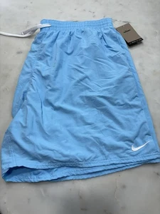 Pantalones cortos de natación para hombre Nike azul blanco talla 4XL NUEVOS CON ETIQUETAS - Imagen 1 de 2
