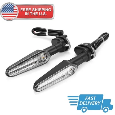 2X Luces intermitentes LED de señales de giro para Yamaha FZ-6R FZ1 FZ09 FZ07 YZF R6 R3 R1 Foto 1 de 4