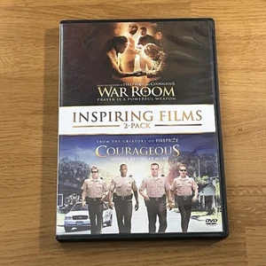 Courageous / War Room (2015) Double Feature 2 Movie Pack (DVD) — - Picture 1 of 2