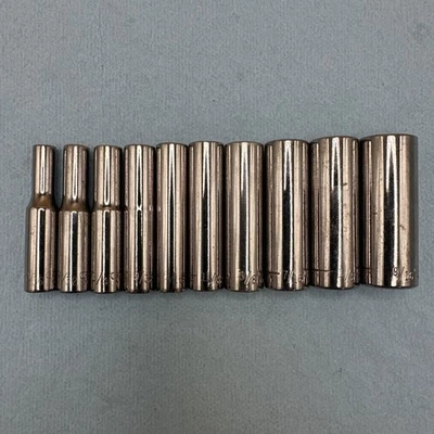 Craftsman USA 34434 10 peças profundidade 1/4" unidade SAE 3/16-9/16 conjunto de soquete, 6PT G G1 G2 - Imagem 1 de 4