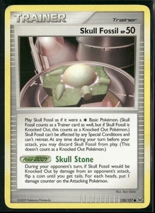 Pokémon * Skull Fossil #120/127 Common * Platinum * Moderately played - Picture 1 of 2