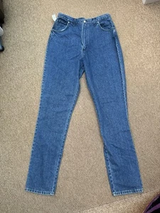 LONG TALL SALLY JEANS MID WASH DENIM UK 20 LONG NEW SEE DESCRIPTION SMALL WAIST - Picture 1 of 11