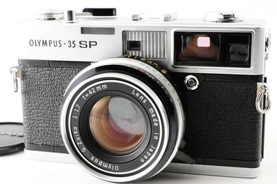 Read!! [Near MINT w/Cap] Olympus 35 SP 35mm Film camera 42mm F1.7 From JAPAN - Image 1 of 4