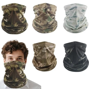 Confezione 5 Bandana Ghetta Collo Maschera Viso Sole Raffreddamento Sciarpa Gator Cover Testa per Uomo - Foto 1 di 12