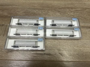 Delaware Valley Trains N Scale Cylindrical Hopper Lot Of 5 New - Picture 1 of 13