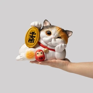 Unbox UNBOX GLOOMIE CAT POR LEONLOLLIPOP H18cm Figura Vinilo Suave Sofubi - Imagen 1 de 5