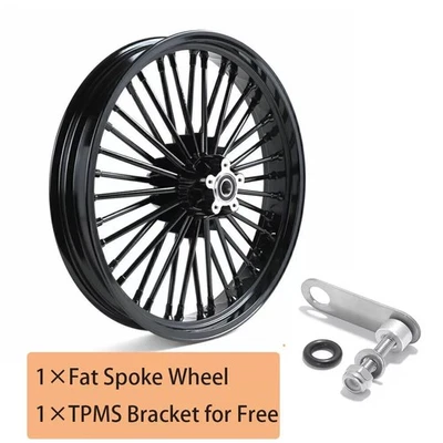 Llanta de rueda delantera 21 3,5 radios gruesos para Harley Road Glide Special FLTRXS 2009-2025 Foto 1 de 4