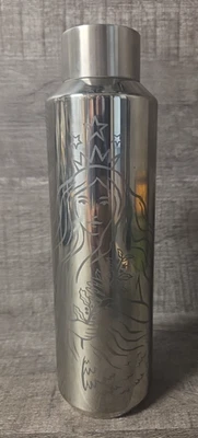 Starbucks 50 Aniversario 20oz Acero Inoxidable Sirena Vacío Vaso Botella Foto 1 de 4