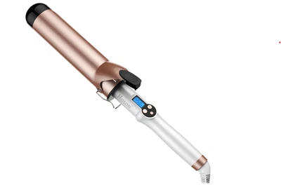 Hoson 50mm Curling Tongs Large Barrel Hair Curler, Long Barrel Curling Wand Dual