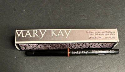 Mary Kay CHOCOLATE Lip Liner Twist Retractable + Sharpener New In Box - Image 1 of 4
