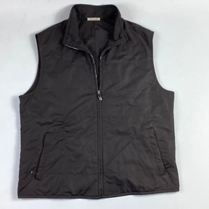 Ermenegildo Zegna Vest Mens Size 52 Dark Brown Made in Italy - Picture 1 of 10