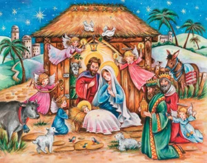 NUEVO - Calendario de Adviento - Grande - "HIJO CELESTIAL" - VBB738 - Imagen 1 de 2