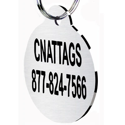 Stainless Steel, Pet ID Tags. Dog Tags. Pet Tags Personalized - Image 1 of 2