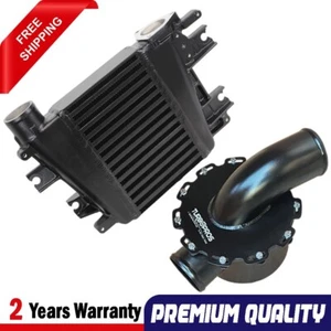 Upgrade Aluminium Intercooler+Airbox For Nissan Patrol ZD30 3.0L 2000-2007 - Picture 1 of 7