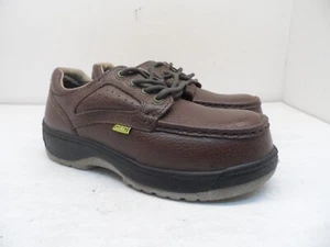 Florsheim Work Women's Compadre FE244 Steel Toe Work Shoes Brown Size 7EEE - Picture 1 of 10