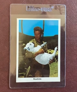 CLINT EASTWOOD FILMSTAR CARD RAWHIDE 1960’s - Bild 1 von 2