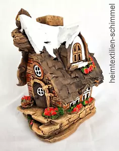 Teelichthaus Dufthaus Lichthaus Leuchthaus Dufthäuschen Keramik Deko Häuschen - Bild 1 von 3