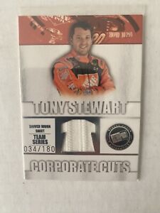 Tony Stewart 2007 Press Pass Corporate Cuts 34/180 Driver Worn Shirt  Team Shirt