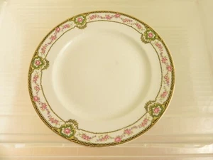 TST Iona China Pink Roses Gold Rim lot of 2 - 7" Bread Plates - Picture 1 of 3