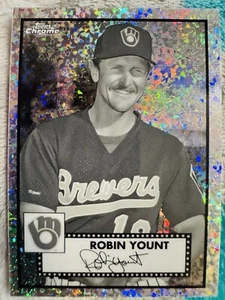 2021 Topps Chrome Platinum Anniversary #507 Robin Yount Black & White Diamond - Bild 1 von 2