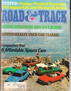 Road & Track magazine June 1976 PONTIAC FIREBIRD TRANS-AM, JAGUAR XJ-C - Picture 1 of 2